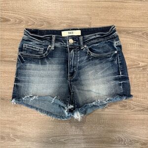 BKE Payton Dark Wash Denim Shorts